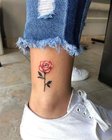 Details More Than 73 Small Flower Tattoos On Ankle Super Hot In Eteachers