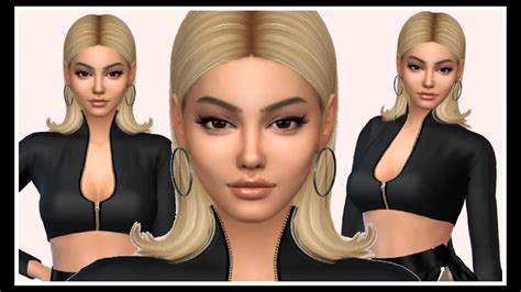 Bebe Rexha Sims 4 Cas Cc Linksfolder And Sim Download Youtube