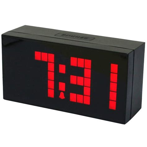 Alarm clock by typeface ? Chihai Big Fonts Easy-to-read LED Alarm Clock(red ...