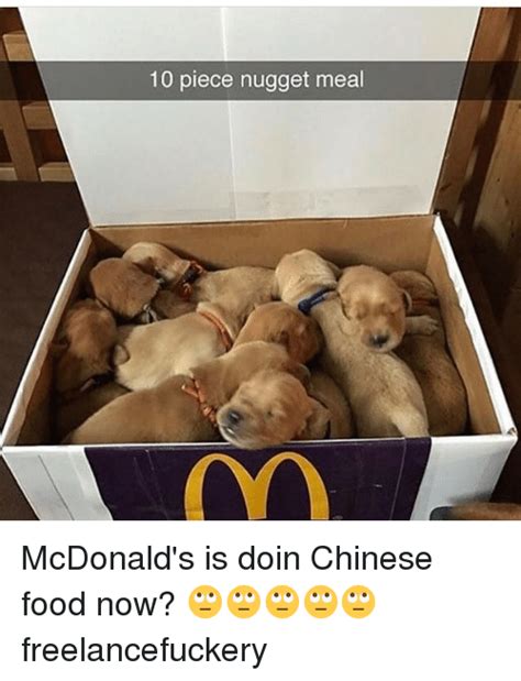 Ideas for guru & bollywood dogs. 10 Piece Nugget Meal McDonald's Is Doin Chinese Food Now ...