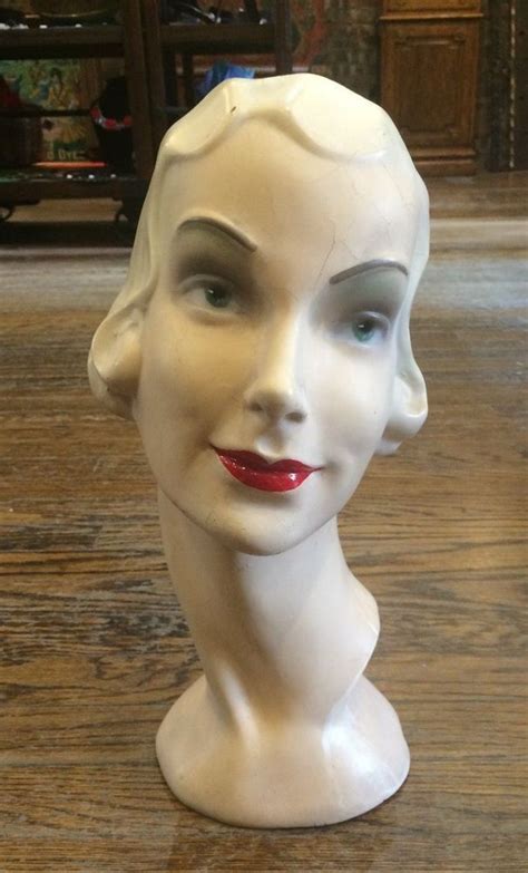 Vintage Mannequin Head 1930s Vintage Mannequin Mannequin Heads