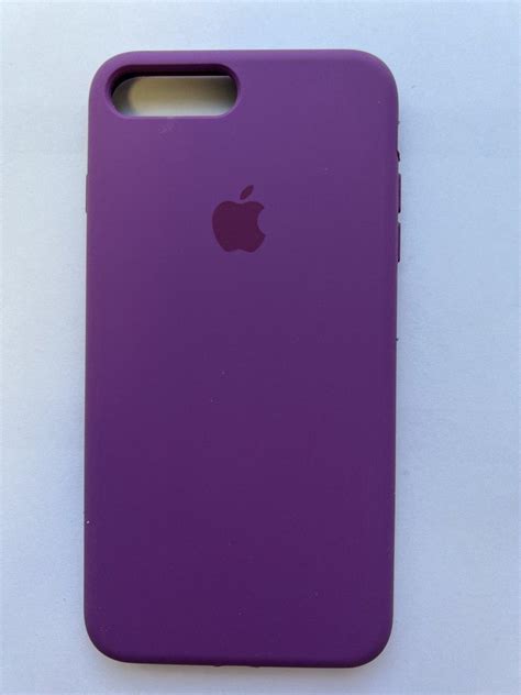 Чехол накладка Silicone Case для Apple Iphone 7 Plus 8 Plus Amethyst