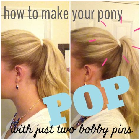 You want to leave the sides down. How to make your ponytail pop | The How To Mom