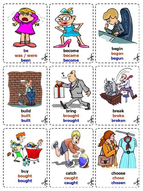 Irregular Verbs Flashcards