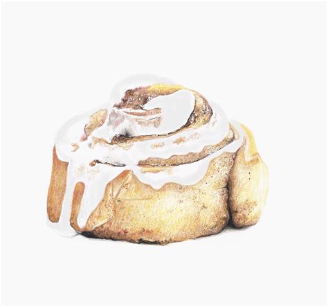 Cinnamon Roll Drawing At Explore Collection Of