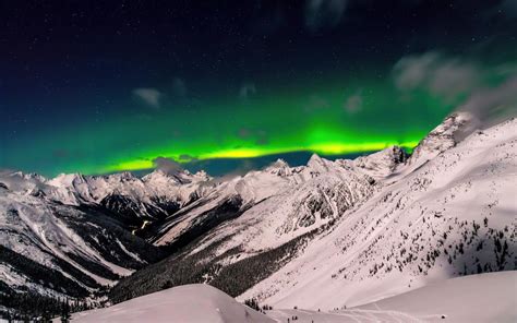 Aurora Polar En Columbia Británica Fondo De Pantalla 8k Ultra Hd Id7455