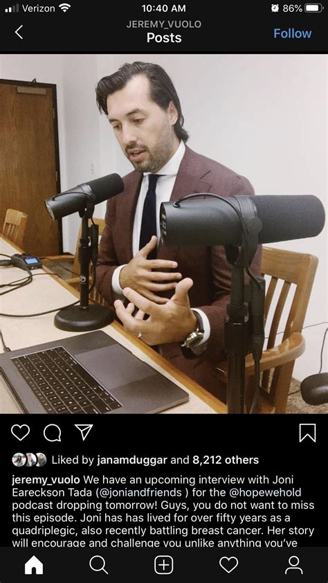 *Posts solo shot with caption* “We have an upcoming podcast interview