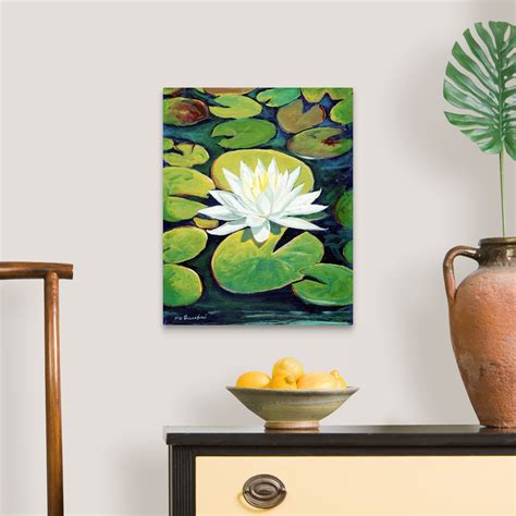 Water Lily Flower Painting By Wall Art Canvas Prints Framed Prints