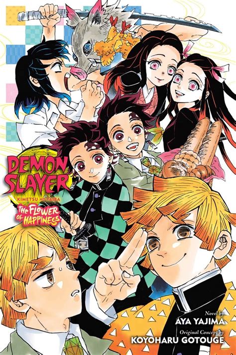 Demon Slayer Kimetsu No Yaiba Shiawase No Hana Light Novel Manga