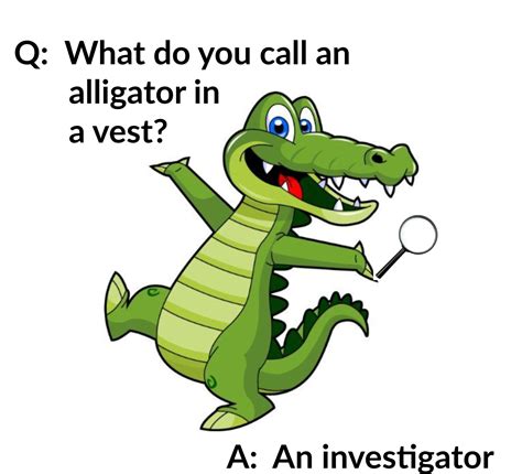 Funny Alligator Jokes Teal Smiles