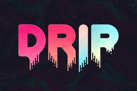 18 Dripping Fonts Design Inspiration