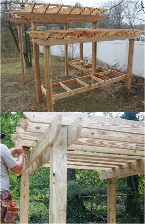 A pvc pergola may be any shape that can be made from elbows and fittings, angled and straight. 15 DIY Pergola Ideas and Plans You Can Build in Your Garden