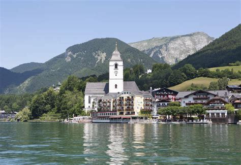 Austria Salzkammergut Salzburg State Lake Wolfgangsee St Wolfgang