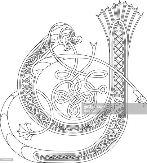 Ornamental Celtic Initial Y Drawing High Res Vector Graphic Getty Images