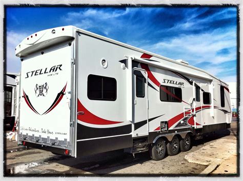 New, toyhauler, 5th wheel, 13 foot garage, raptor. STELLAR | Toy hauler trailers, Recreational vehicles, Toy ...