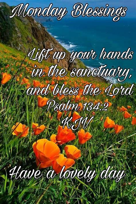 Monday Blessings Monday Blessings Daily Bible Verse Bible Psalms