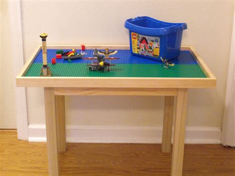 Large Lego Table 6 Plate Solid Wood 22 Tall