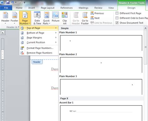 How To Format Page Numbers In Word Header Engineeringholden