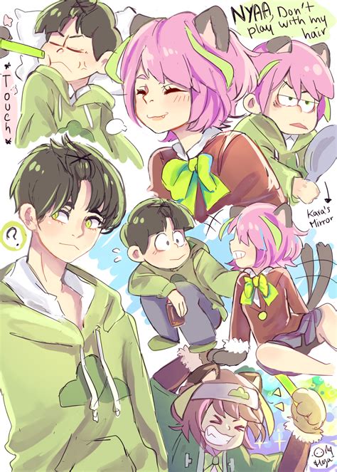 Choromatsu and Nyaa chan Doodles by orlyvameza on DeviantArt