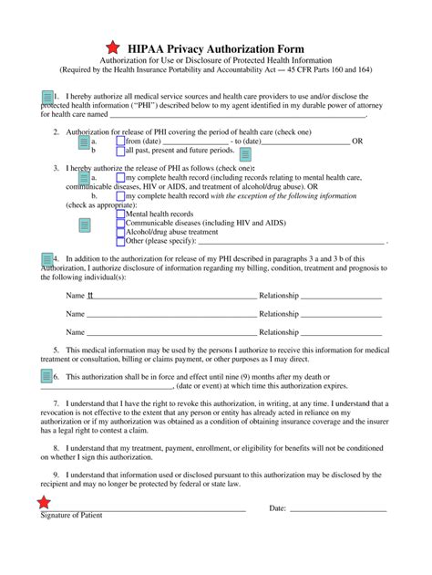 Printable Hipaa Forms Fill Out Sign Online Dochub