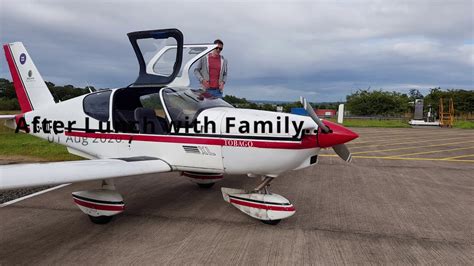 Flying With Craig Sturgate Airfield To Cumbernauld Airport And Return