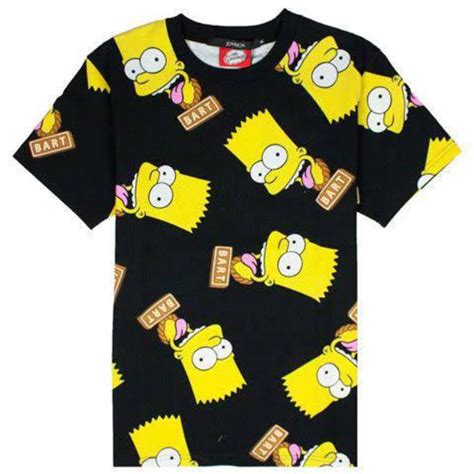 Top Bart Simpson The Simpsons T Shirt Print All Over Print Rare Joyrich Wheretoget