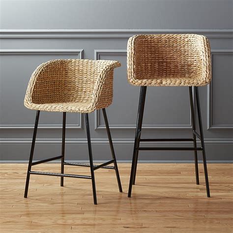 By safavieh (2) athena 37 in. Silas Seagrass Bar Stools in 2020 | Seagrass bar stools ...