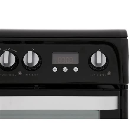 Buy Hotpoint Hue61ks Electric Cooker With Double Oven Black Marks