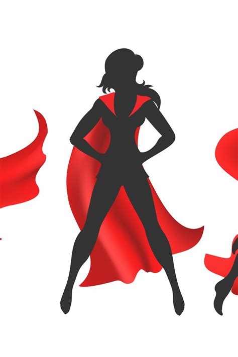 Woman Superhero Silhouette