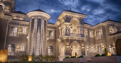 Private Palace Design At Doha Qatar Rumah Mewah Kemewahan Desain