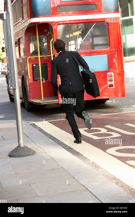 Running To Catch Bus Hi Res Stock Photography And Images Alamy