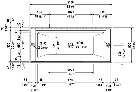 Dimensions of bathtubs cannot be generalized, and every manufacturer will have its own tub specifications for specific product, but when. What's Actually Happening with Bathtub Sizes — Schmidt ...