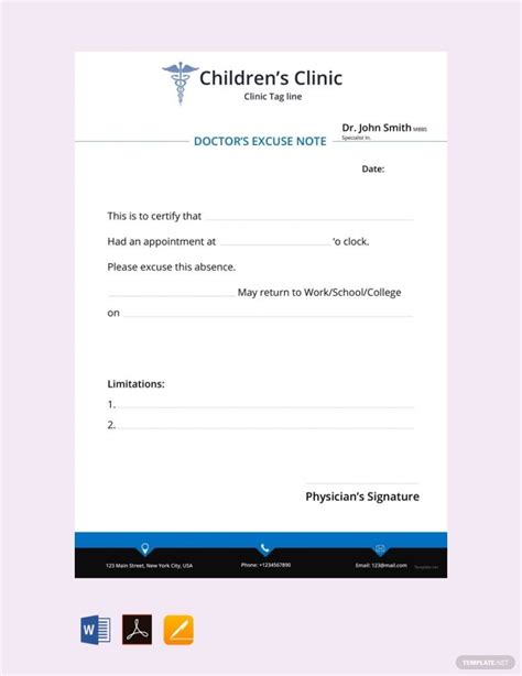 Best Doctor Note Templates And Certificates In Free And Premium