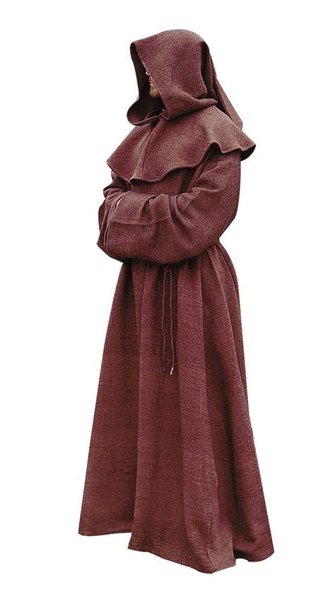 Museum Replicas Limited Heavy Cotton Monks Robe Hood With Tail Hood
