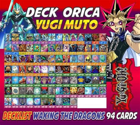 Yugi Muto Deck 94 Cards Anime Orica Yugioh Waking The Etsy