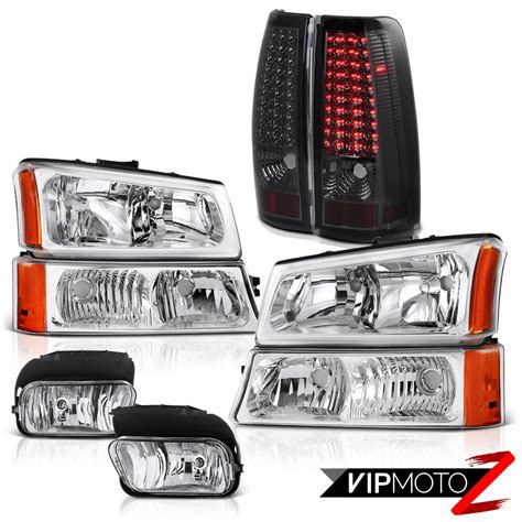 03 07 Silverado Duramax 66l Bumper Headlights Led Bulbs Tail Light