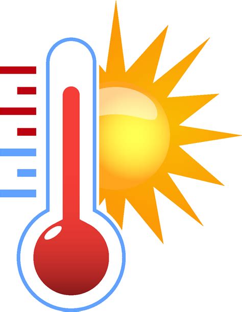 Cartoon Sun Temperature Element Sale Logo Vector Clipart Full Size