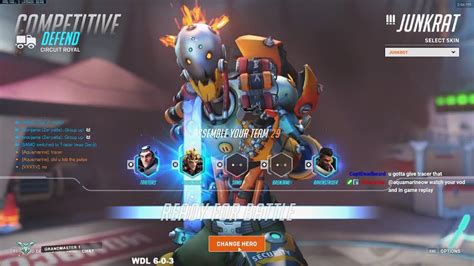 Junkbot Junkrat Aquamarine Junkrat God Gameplay Overwatch 2 Season 4