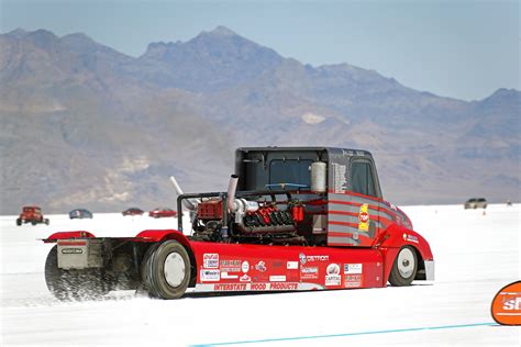 This V16 Powered Semi Truck Is The Fastest Big Thing At Bonneville