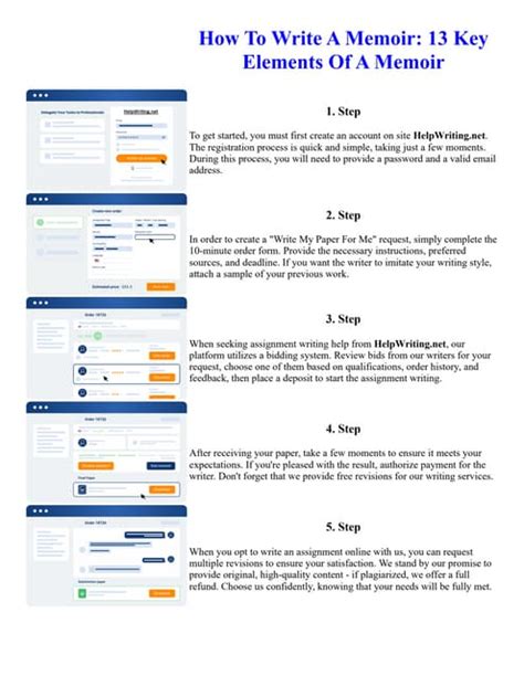 How To Write A Memoir 13 Key Elements Of A Memoir Pdf