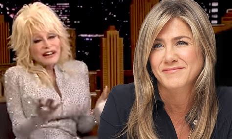 Jennifer Aniston 49 Finds It Flattering That Dolly Partons Husband