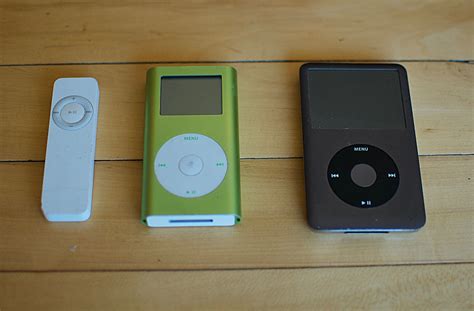 My Little Ipod Collection The Shuffle Was The Only One I Purchased New