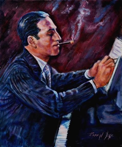 George Gershwin In 2020 Canvas Artwork Oil On Canvas Digital Prints