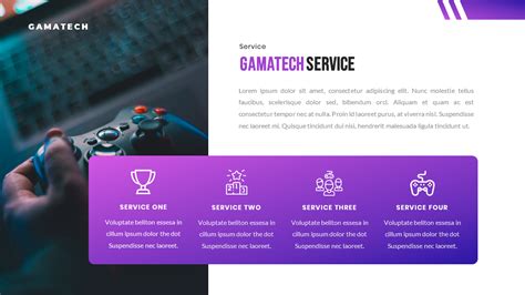 Gamatech Esport Gaming Powerpoint Template Powerpoint Templates