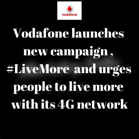 Vodafone Launches Their New Campaign Which Urges People To Live Long