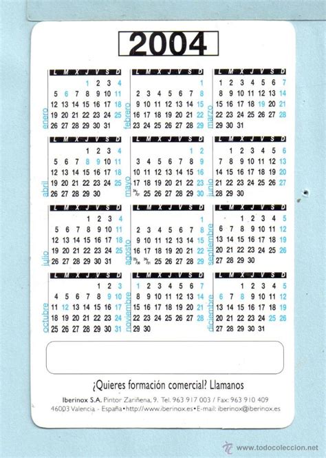Valores Gravedad Cuatro Calendario 2004 España Dirigir Multitud Ama De Casa