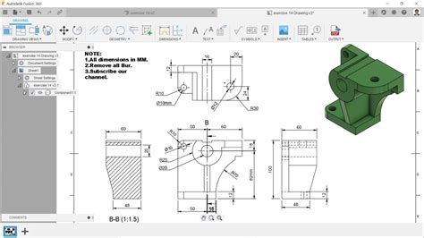 Fusion 360 Drawing Template