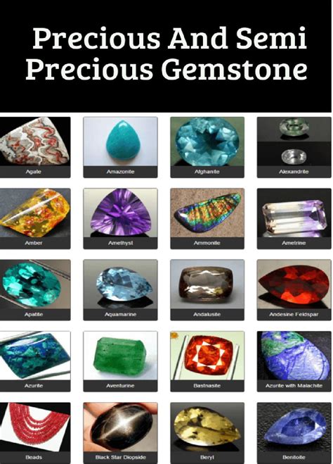 Precious And Semi Precious Gemstone By 9gem Issuu