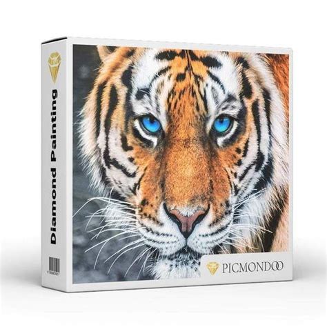 Yumeart paint with diamond painting by number full square castle 5d diy diamond embroidery mosaic landscape decorations home. Diamond Painting - Tiger | Painting, Kunstwerke, Malerei