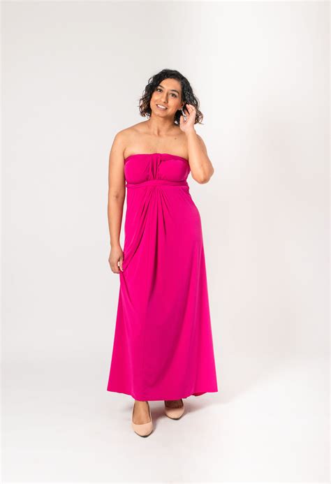 Fuchsia Convertible Wrap Dress Love U Designs Shop Now